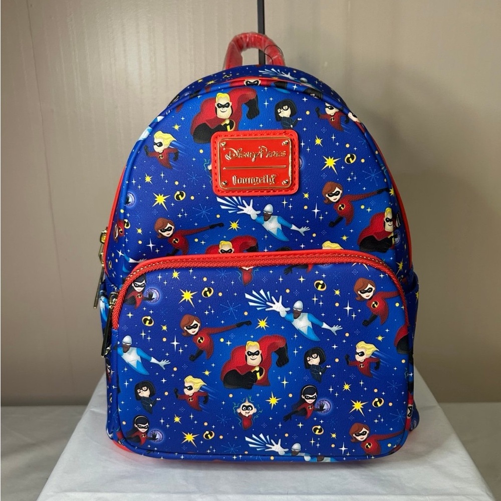 Loungefly Disney Incredibles Kids Backpack - Blue and Red